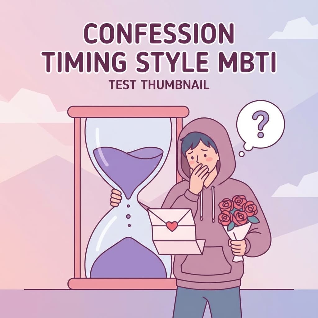 고백 타이밍 성향 MBTI
