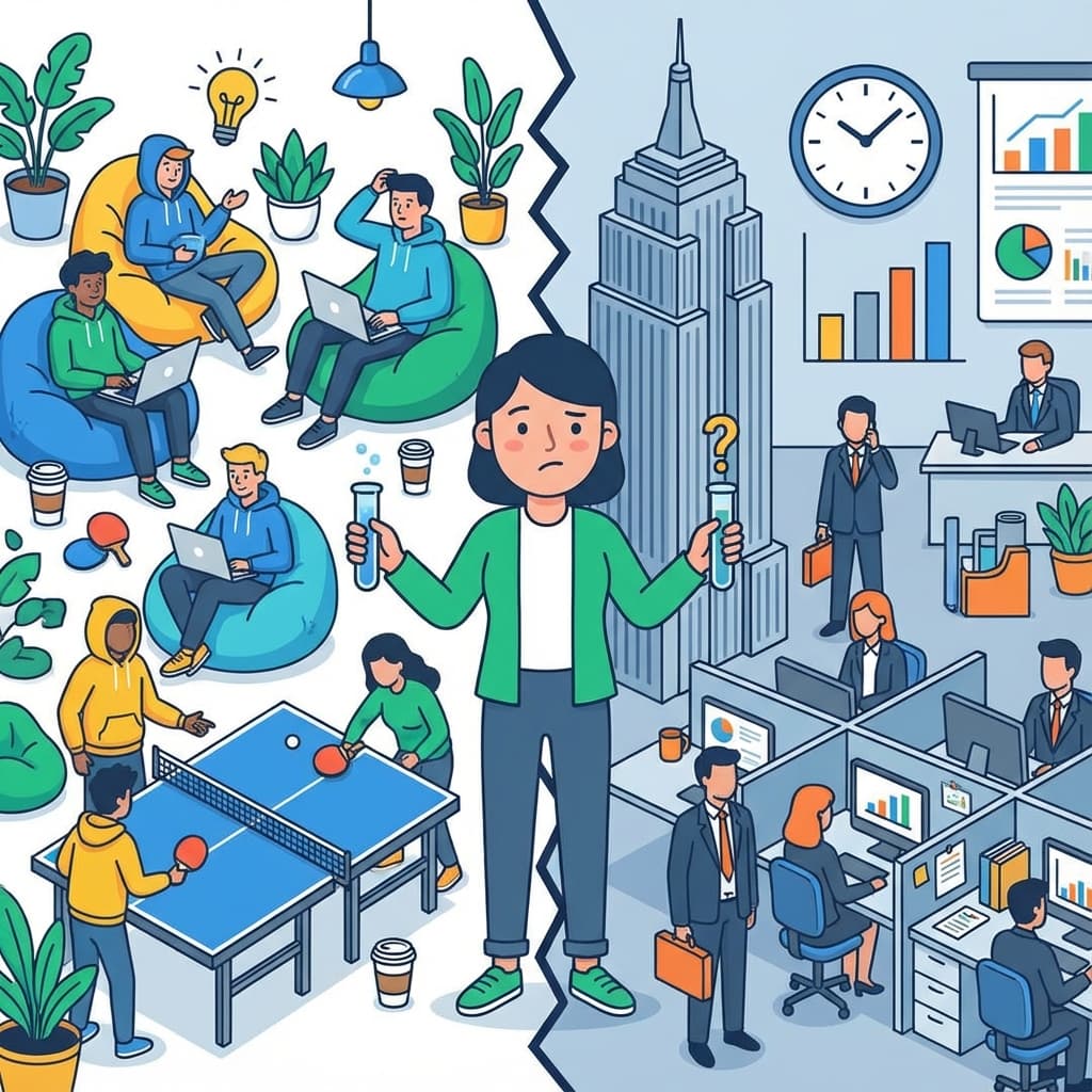 MBTI별 스타트업 vs 대기업 DNA 가이드 - 일 잘하는 체질 찾기